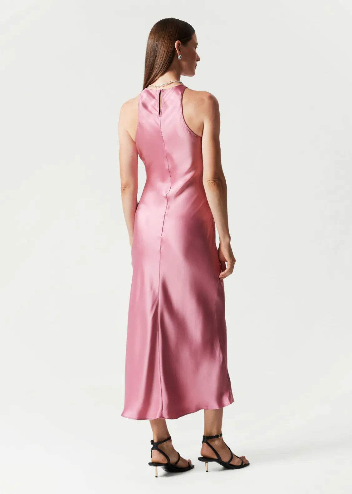 & Other Stories Dresses | Slim Satin Midi Dress
