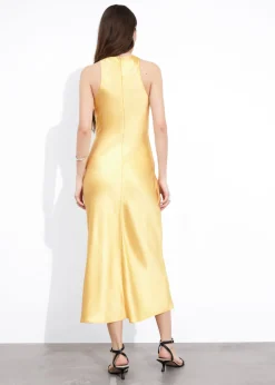 & Other Stories Dresses | Slim Satin Midi Dress
