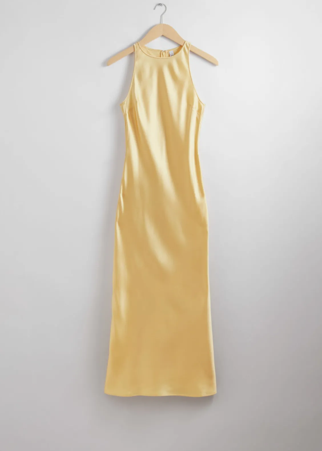 & Other Stories Dresses | Slim Satin Midi Dress