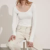 & Other Stories Tops | Slim Textured Top