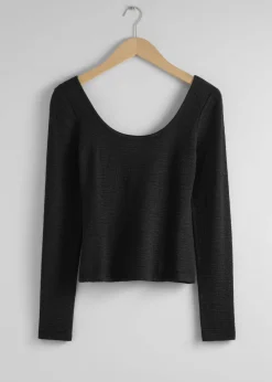 & Other Stories Tops | Slim Textured Top