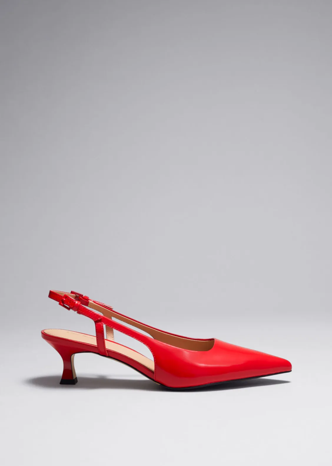 & Other Stories Heels | Slingback Leather Pumps