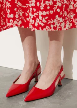 & Other Stories Heels | Slingback Leather Pumps
