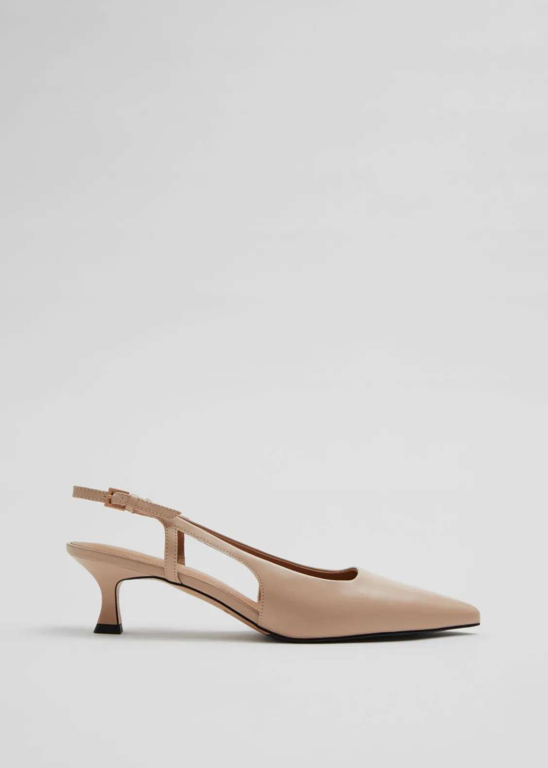 & Other Stories Heels | Slingback Leather Pumps