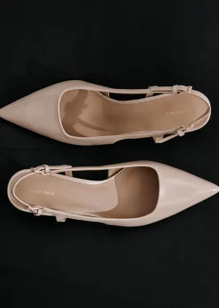 & Other Stories Heels | Slingback Leather Pumps