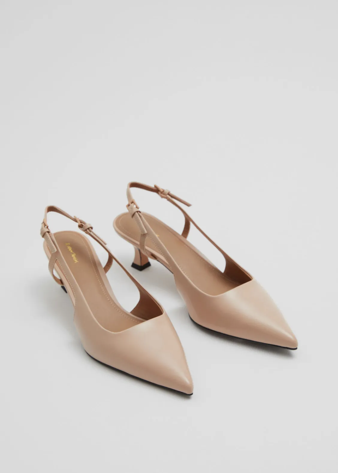 & Other Stories Heels | Slingback Leather Pumps