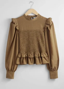 & Other Stories Blouses & Shirts | Smocked Frill Blouse