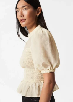 & Other Stories Blouses & Shirts | Smocked Peplum Blouse