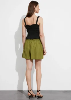 & Other Stories Tops | Smocked Peplum Top