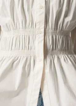 & Other Stories Blouses & Shirts | Smocked Shirt White