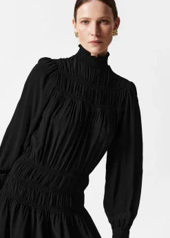 & Other Stories Dresses | Smocked-Neck Mini Dress