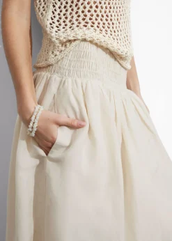 & Other Stories Skirts | Smock-Waist Midi Skirt
