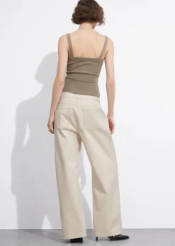 & Other Stories Tops | Sweaters & Knits | Square-Neck Knit Top