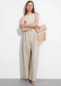& Other Stories Tops | Square-Neck Tank Top