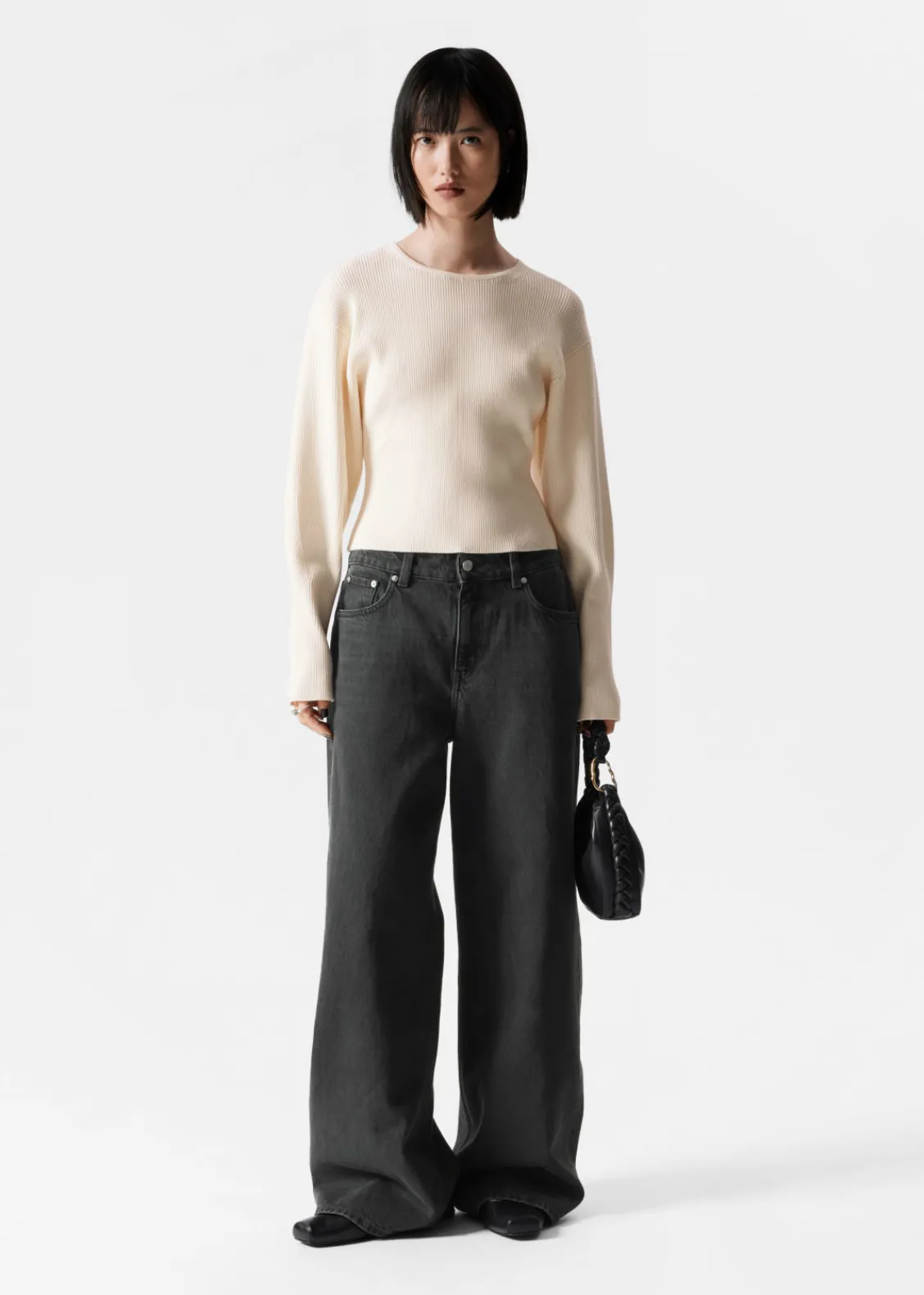 & Other Stories Loafers & Flats | Square-Toe Ballet Flats