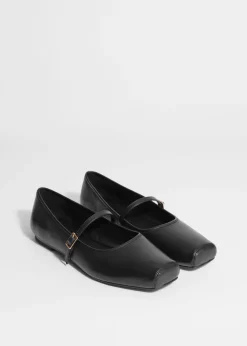 & Other Stories Loafers & Flats | Square-Toe Ballet Flats