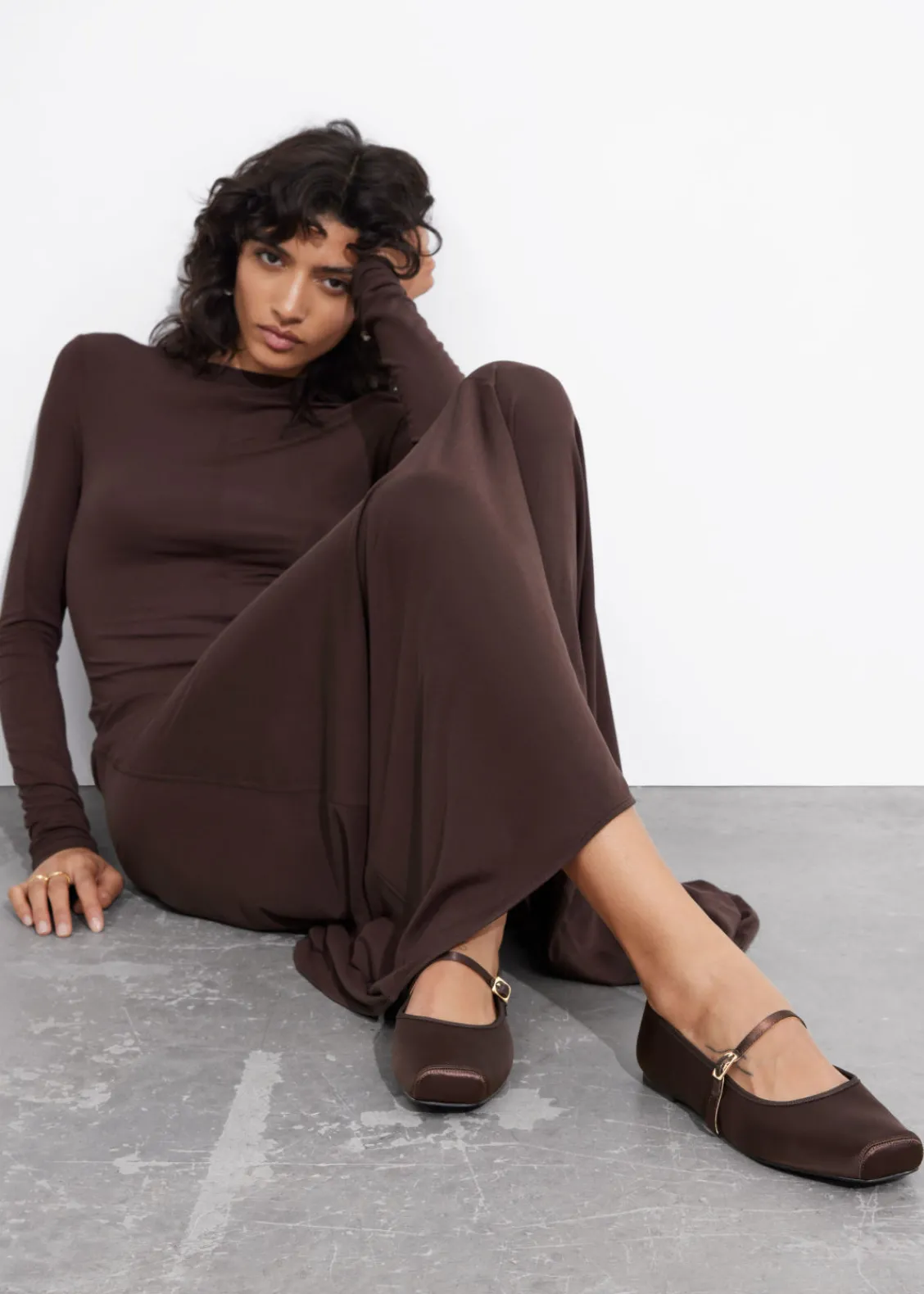 & Other Stories Loafers & Flats | Square-Toe Ballet Flats