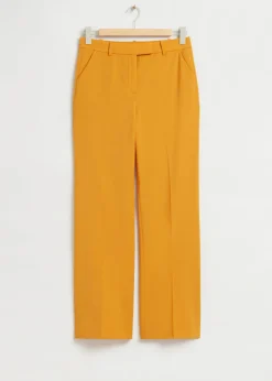 & Other Stories Pants | Straight Low Waist Trousers