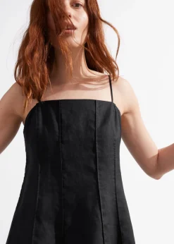 & Other Stories Dresses | Strappy Linen Mini Dress