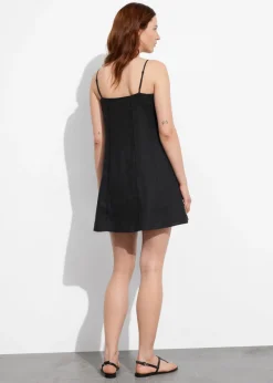 & Other Stories Dresses | Strappy Linen Mini Dress