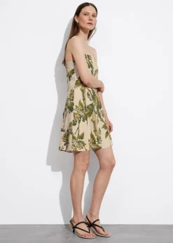 & Other Stories Dresses | Strappy Linen Mini Dress