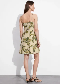 & Other Stories Dresses | Strappy Linen Mini Dress