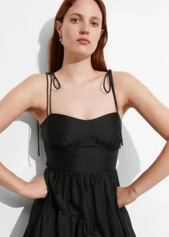 & Other Stories Dresses | Strappy Ruffled Midi Dress