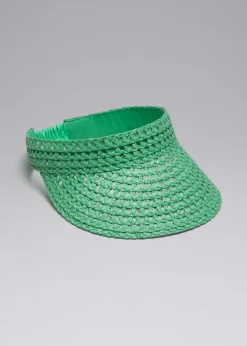 & Other Stories Hats | Straw Sun Visor