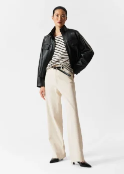 & Other Stories Tops | Striped T-Shirt