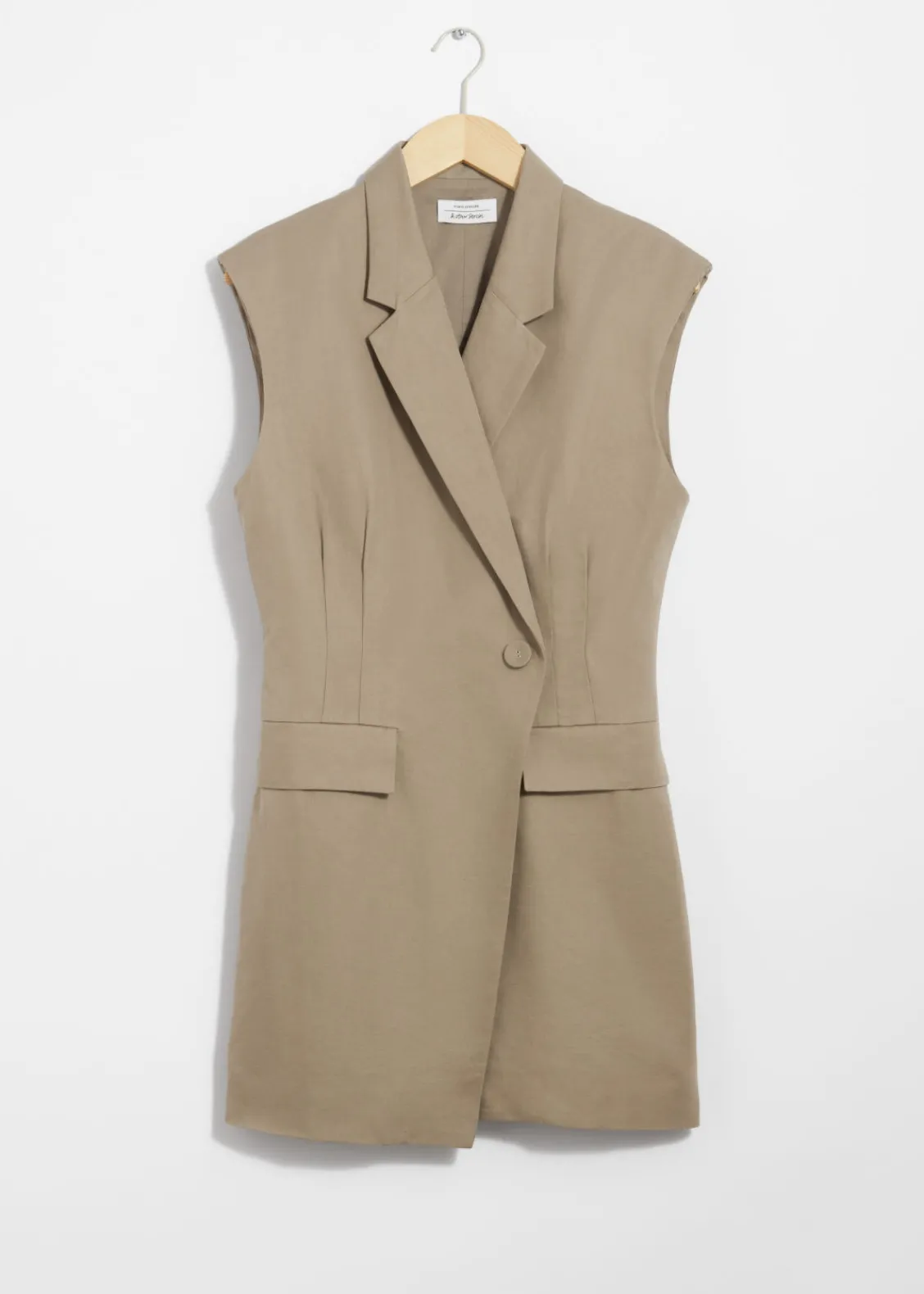 & Other Stories Dresses | Structured Blazer Mini Dress Mole