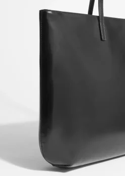 & Other Stories Totes | Structured Leather Tote Black