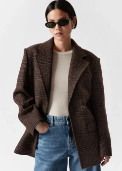 & Other Stories Sets & Suits | Blazers & Vests | Structured Tweed Blazer Brown Tweed