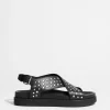& Other Stories Sandals | Studded Leather Sandals Black