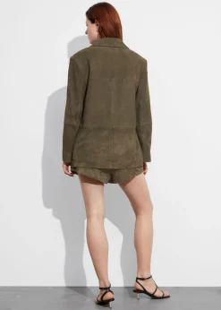 & Other Stories Sets & Suits | Blazers & Vests | Suede Blazer Khaki