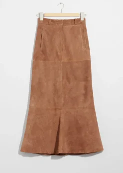 & Other Stories Sets & Suits | Skirts | Suede Midi Skirt Brown