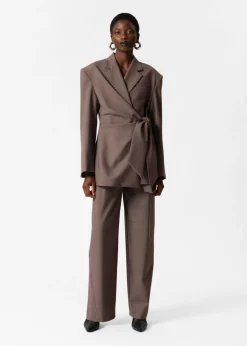 & Other Stories Pants | Sets & Suits | Tailored Barrel-Leg Trousers