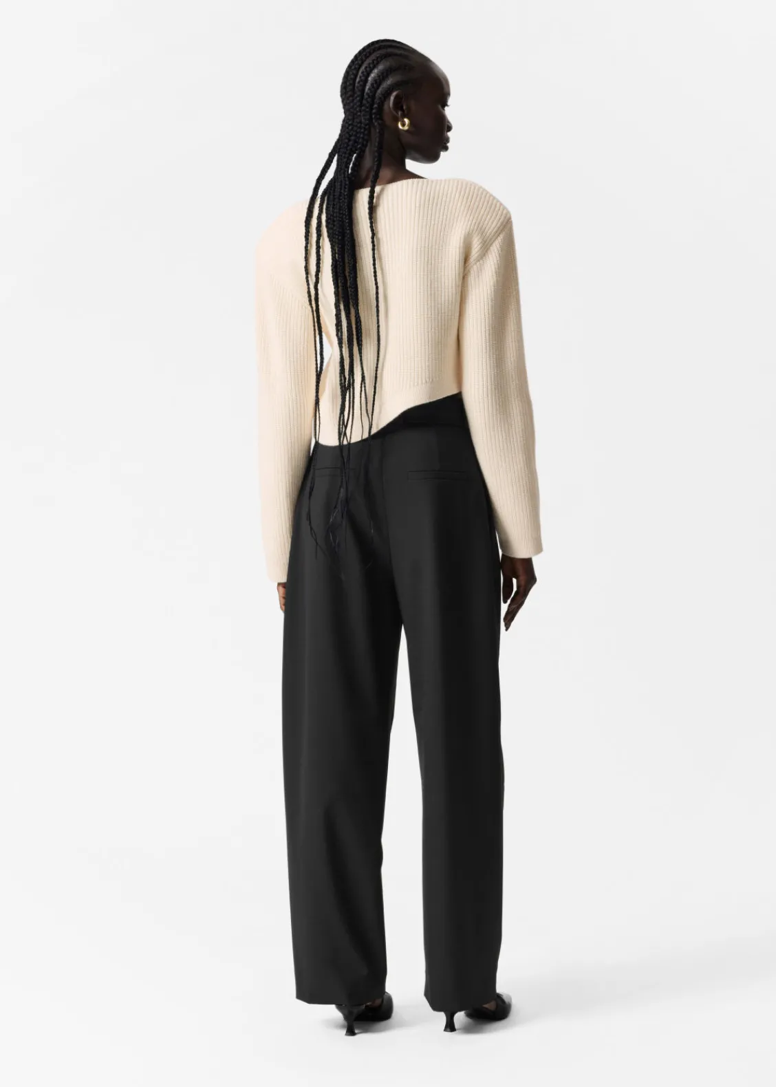 & Other Stories Pants | Sets & Suits | Tailored Barrel-Leg Trousers