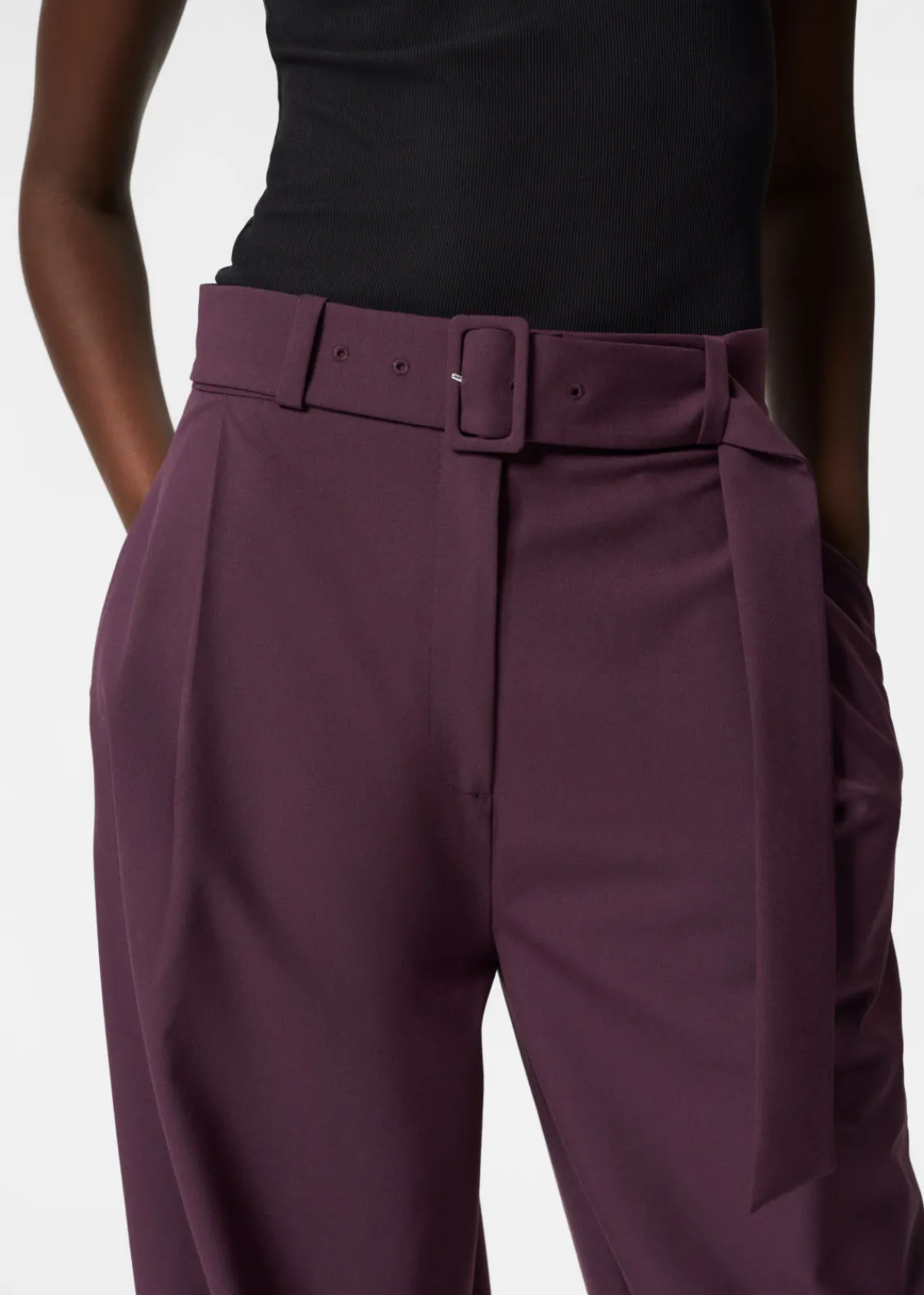 & Other Stories Pants | Sets & Suits | Tailored Barrel-Leg Trousers