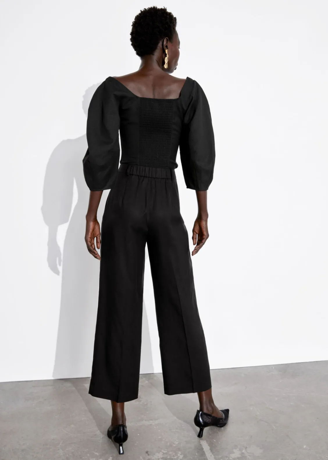 & Other Stories Pants | Tailored High Waist Trousers
