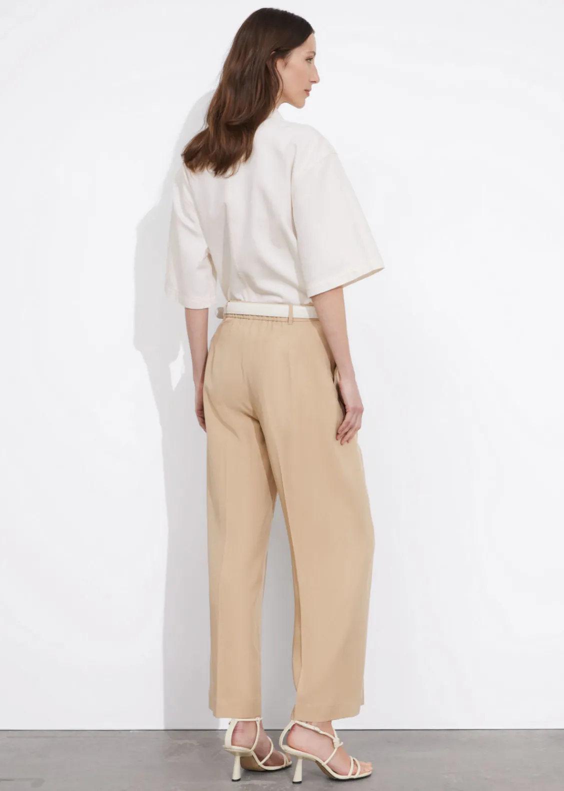 & Other Stories Pants | Tailored High Waist Trousers