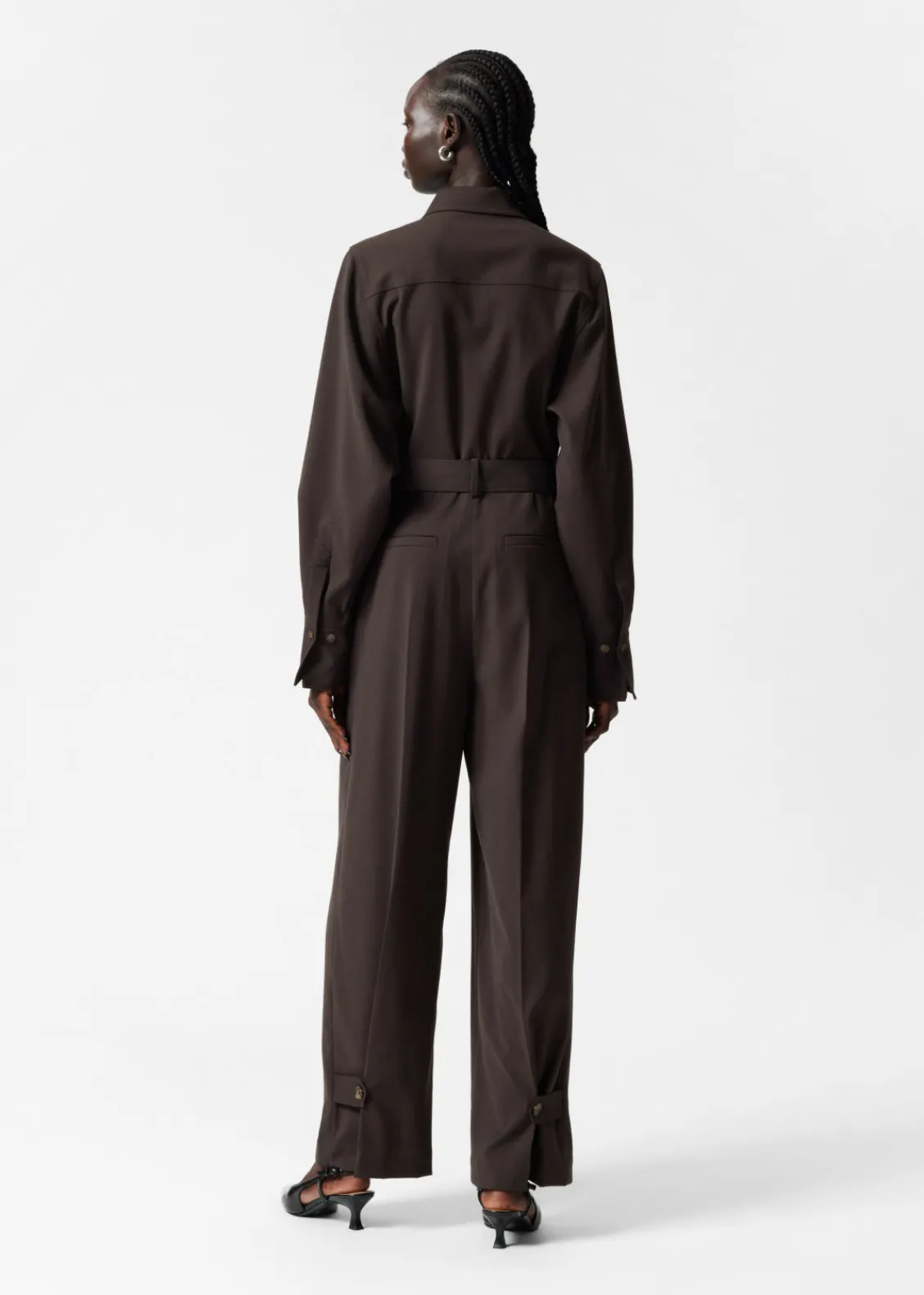 & Other Stories Jumpsuits | Tailored Jumpsuit Dark Brown