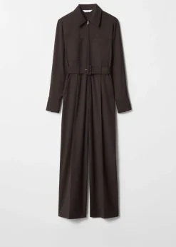 & Other Stories Jumpsuits | Tailored Jumpsuit Dark Brown