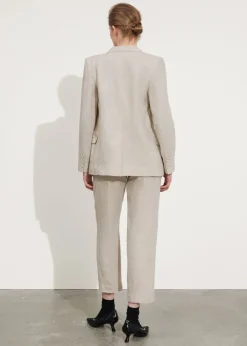 & Other Stories Blazers & Vests | Outerwear | Tailored Linen Blazer Light Beige