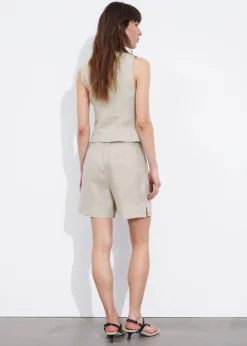 & Other Stories Shorts | Pants | Tailored Linen Shorts