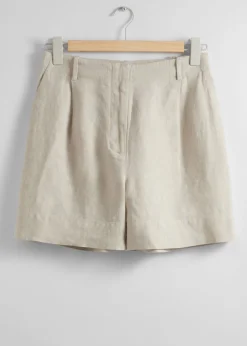& Other Stories Shorts | Pants | Tailored Linen Shorts