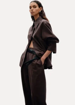 & Other Stories Sets & Suits | Pants | Tailored Silk-Blend Trousers Brown