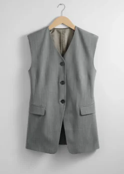 & Other Stories Sets & Suits | Tailored Vest Grey