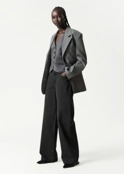 & Other Stories Sets & Suits | Tailored Wool Waistcoat Grey