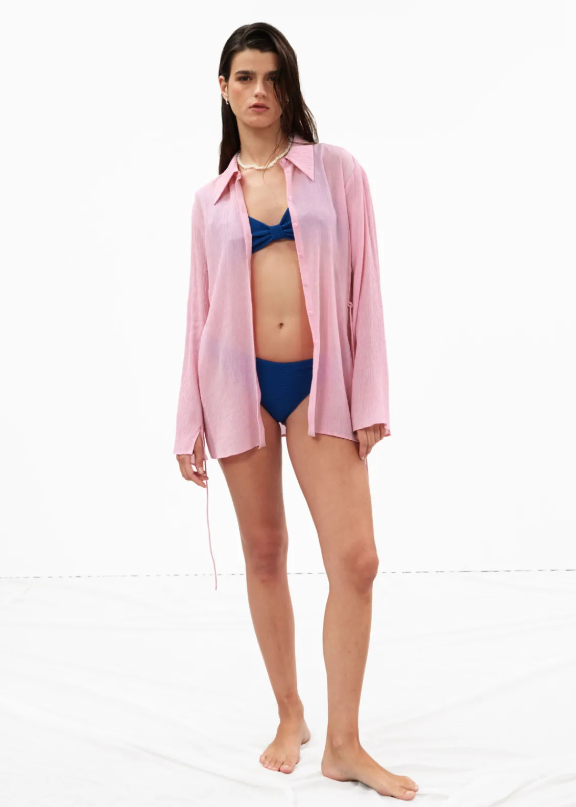 & Other Stories Swimwear | Textured Bikini Bottoms