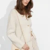 & Other Stories Sweaters & Knits | Textured Glitter Cardigan White